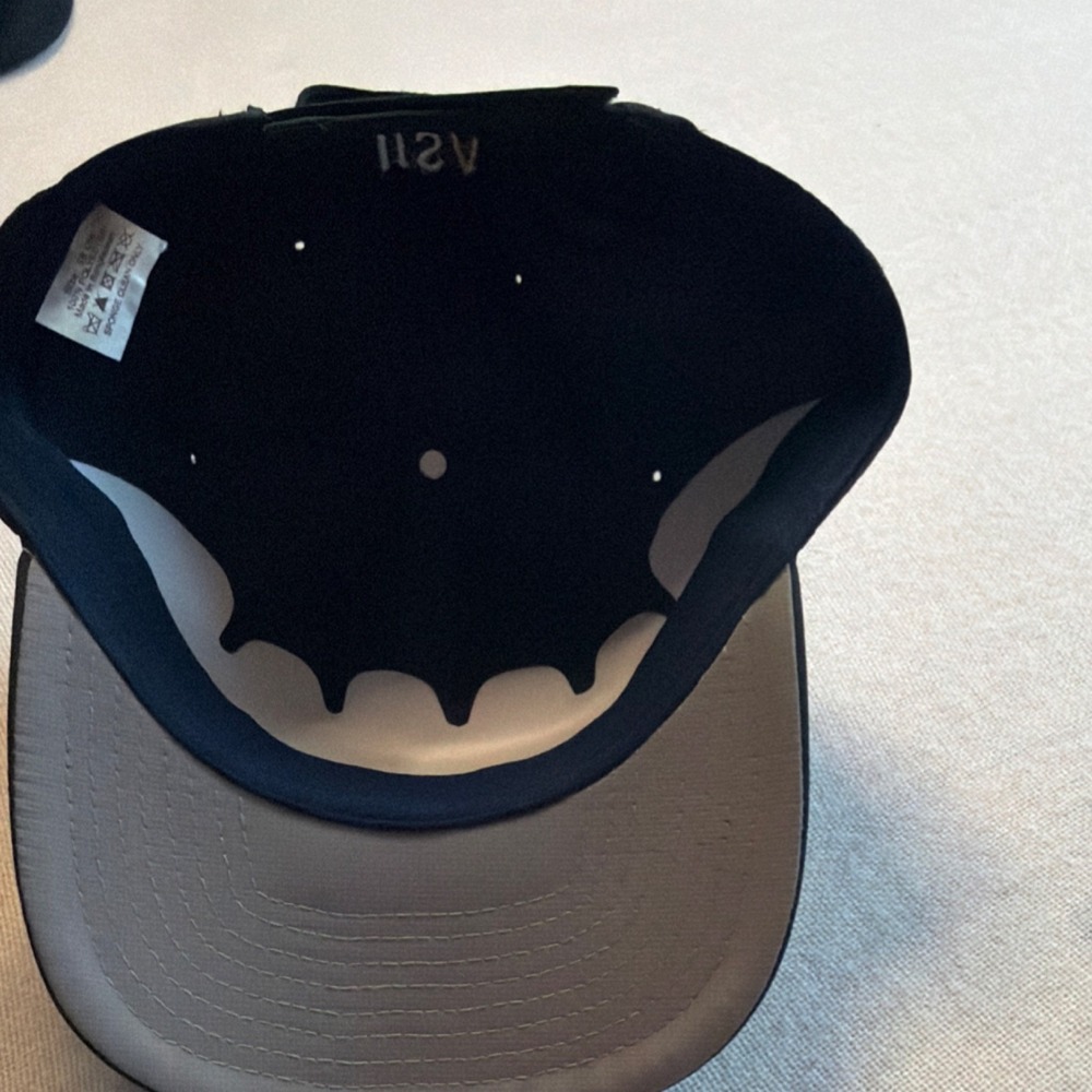 LFG Black Snapback Adjustable Men's Hat Classic Solid Casual One Size - Picture 6 of 6